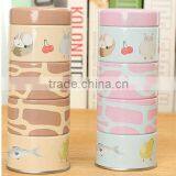 Round Twist Multilayer Clip Dispenser/ Clip Storage Tin Box thumbnail-1
