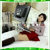 Height Adjustable Angle Rotatable Foling Computer Desk With Wheels Portable