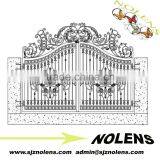 Decorative Flower Iron Main Gate Design /Best Selling Products Home Main Gate Designs Residential Building