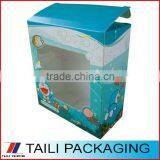 2012 Custom Print Paper Gift Packaging Box With Window