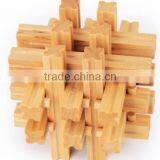 Funny 3d Wooden Puzzles Brain Teaser Toy for Kids