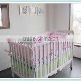 Sweet Zoo Girls Crib Bedding Set Dust Ruffle Set From Professional Manufacturer thumbnail-6