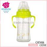 baby gift set glass ware wide neck bottles 240ml baby feeding bottles for baby food ensure milk