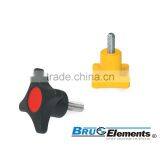 Plastic Cross Knobs Screws BK8.0018