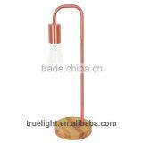 Hot Saled Metal E27*1 Table Lamp,wooden Single Desk Lamp thumbnail-2