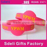 Cheap Custom Printing Silicone Rubber Wristband/silicone Bracelet thumbnail-5