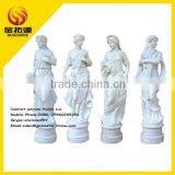White Marble Four Season Garden Statues thumbnail-1