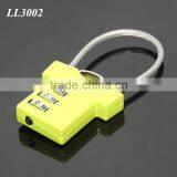 RANDOM Mix Colors Green T-shirt Shaped Three Coded Lock Blank Metal Zinc Alloy Steel Wire Combination 3 Digitals Padlock thumbnail-5
