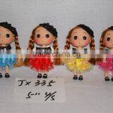 Small Plastic Dolls With Keyring