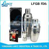 Personalised Premium Home Bar Stainless Steel Spiral Line Cocktail Shaker thumbnail-1