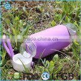 PC Plastic Water Bottle With Silicone Cover thumbnail-3