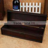 Wholesale Custom Vintage Pine Wood Single Wine Box thumbnail-5