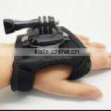 360-degree Rotation Glove-style Mount for GoPro Hero 2/3/3+/4/4 Session, Size: L, Dimension: 11cm Width x 45cm Length. With Scre