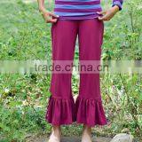 Miss123 Plus Size Yoga Waist Women's Formal Capri Pant Suits Ruffle Pant Suit thumbnail-1