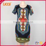China Guangzhou Manufacturers Girls Dress Women Dress Africa Dashiki Printed Dress Quality Choice thumbnail-1