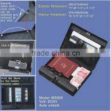 Wholesale- MS500 Micro Vault Biometric Fingerprint Pistol Small Security Storage Steel Safe Box / Gun Vault thumbnail-4