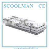 Direct Cooled Freezer Ice Cream With Curved Glass