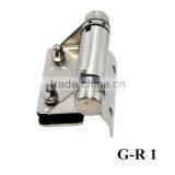 Spring Loaded Glass Hinge for Round Post thumbnail-2