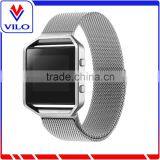 New Arrival Stainless Steel Milanese Magnetic Loop Watch Band for Fitbit Watch thumbnail-3