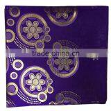 Purple Color Gele / Factory Direct Price Sego / Head Tie for African Party thumbnail-3