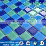 20x20 25x25 Swimming Pool Mosaic Blue Blue Cobalt Mixed Tiles