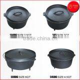 Factory Sale Full Size Dutch Oven Pre-Seasoned Cast Iron Dutch Oven thumbnail-1