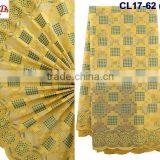 CL17-62 New Year Promotion Design Swiss Cotton Lace With Stone for Wedding Dress Woman Dress Girl Dress Cord Cotton Voile Lace thumbnail-5