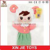 Cute Sheep Hand Puppet Custom Farm Animal Shape Hand Puppet Soft Hand Puppet Factory