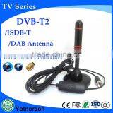 Popular digital DVB T2 antenna 470-862mhz Omini Car tv antenna with magnetic base