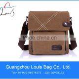 Large Canvas Messenger Bag, Custom Design Shoulder Bag thumbnail-1