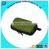 OEM Easy Carrying Waterproof Green EVA Earphone Case / Bag / Box With Mesh Pocket and Handle thumbnail-6