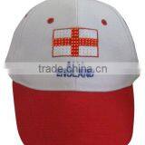 wholesale 6 panel custom make flashing led baseball cap for party