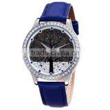 Skone 9195 Leather Strap Bling Tree Dial Watches thumbnail-6