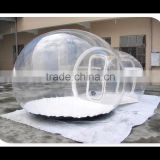 Outdoor factory direct hot sale durable fashion cheap pvc camping inflatable bubble tent transparent