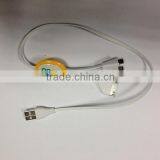 for IPhone for Samsung for Huawei for Nokia 4in1 Charging Cable Can Show Logo thumbnail-6