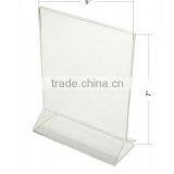 5*7" Acrylic Sign Holder, Acrylic POS Display,Acrylic Menu Holder thumbnail-3
