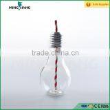 100ml/250ml/300ml/400ml/750ml Bulb Shape Strange Shape Glass Drinking Bottles for Beverage With Caps Wholesale thumbnail-3