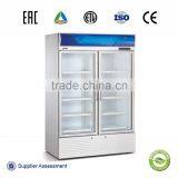 Single Temperature Anti-fog Hinge Glass Doors Chilling Beverage Cooler Fridge thumbnail-1
