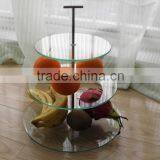 3 Tier Tiered Decorative Tempered Glass Fruit Holder thumbnail-1