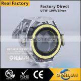 Factory Direct LED Motorcycle Headlamp With Angel Eye LED Driving Headlight Quality Choice thumbnail-4