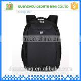 High Capacity Black Trendy Ergonomic Polyester Backpack for Men