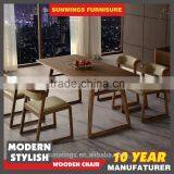 Quality is Our Culture 10 Year Produce Japanese Solid Wood Dining Table