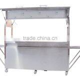 Factory Price Stainless Steel Mobile Espresso Coffee Cart thumbnail-3