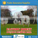 2016 newest football inflatable life size bumper bubble ball TPU football bumper ball