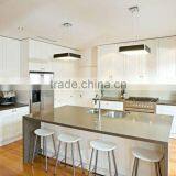 White Quartz Material Restaurant Kitchen Walls