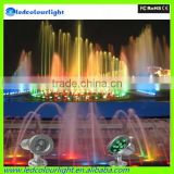 RGB dmx ip68 stainless steel swimming pool led underwater light for fountain