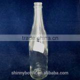 Large Volume Clear Glass Bottle for Beer, Sauces Container thumbnail-1