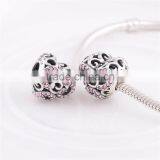 Newest High Quality Heart Shape Design S925 Charm Bead Bracelet thumbnail-3