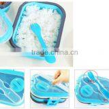 NEW 2016 2 Layer Rectangle Lunch Box Container Eco-friendly Kid Lunchbox thumbnail-3