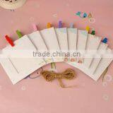 DIY Suspension Type Paper Frame Photo Wall With Hemp And Rope Clip-Set of 6 Pcs thumbnail-5